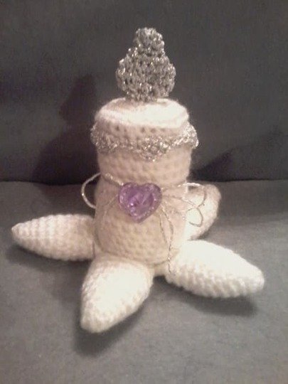 Häkelanleitung Amigurumi / Schneeflocke & Kerze (Minis)