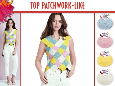 TOP PATCHWORK-LIKE