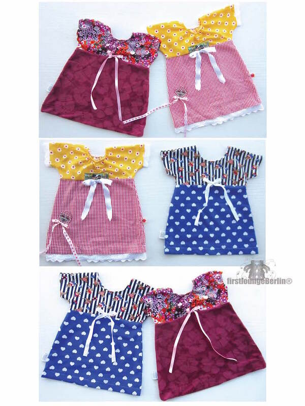 Mama&amp;Me Claire &amp; Clairinchen Jerseyleid - Kleid Sommerkleid für Mutter Kind Nähanleitung mit Schnittmuster Design von firstloungeberlin