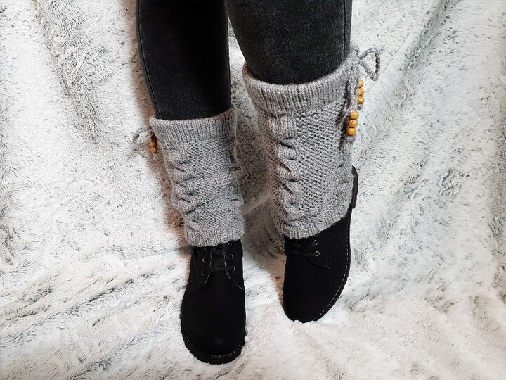 138 Strickanleitung Stulpen Zopfmuster