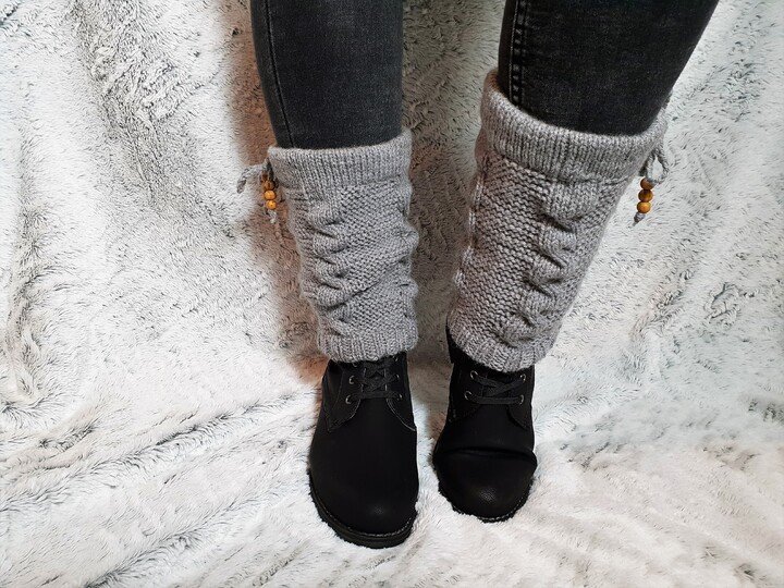 138 Strickanleitung Stulpen Zopfmuster