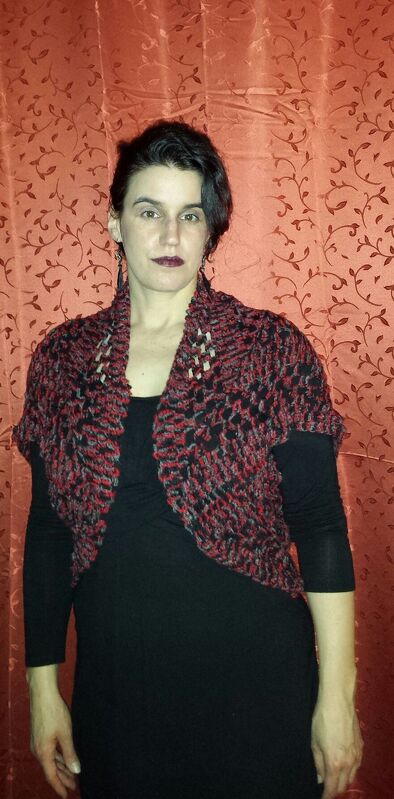 Seelenwärmer   Lady in Red  Größe 40 bis 44