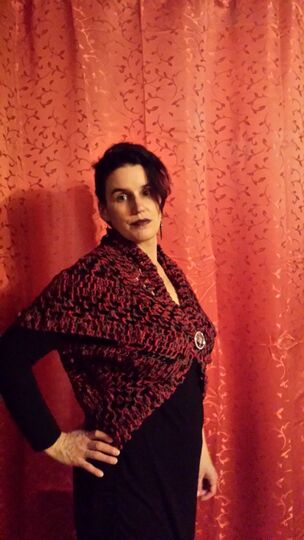 Seelenwärmer   Lady in Red  Größe 40 bis 44