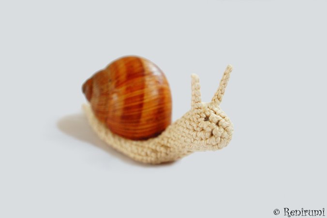 Crochet pattern Snail