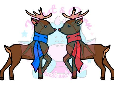 Plotterdatei Rentiere