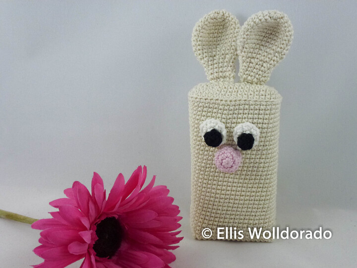 TaTüTa Hase - Taschentuchverpackung, Häkelanleitung