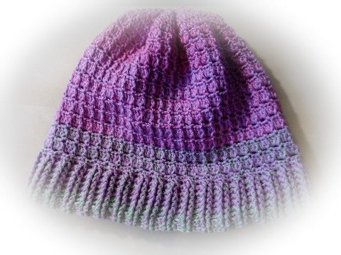 Mütze Waffelchen (Häkelanleitung)