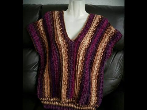 Häkelanleitung "Tunika Lilli" - wunderschön - einfach - flott gehäkelt - JEDE Größe