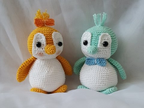 Niedliche Baby Pinguine - Häkelanleitung