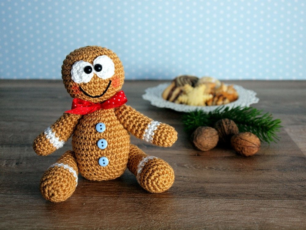 Häkelanleitung Lebkuchenmännchen - PDF Datei