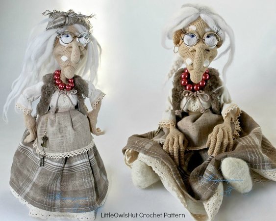 081 Crochet Pattern - Charming Witch - Amigurumi PDF file by Astashova CP