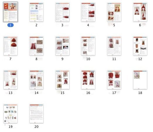 057 Crochet Pattern - Santa Claus - Amigurumi PDF file by Bakaeva CP
