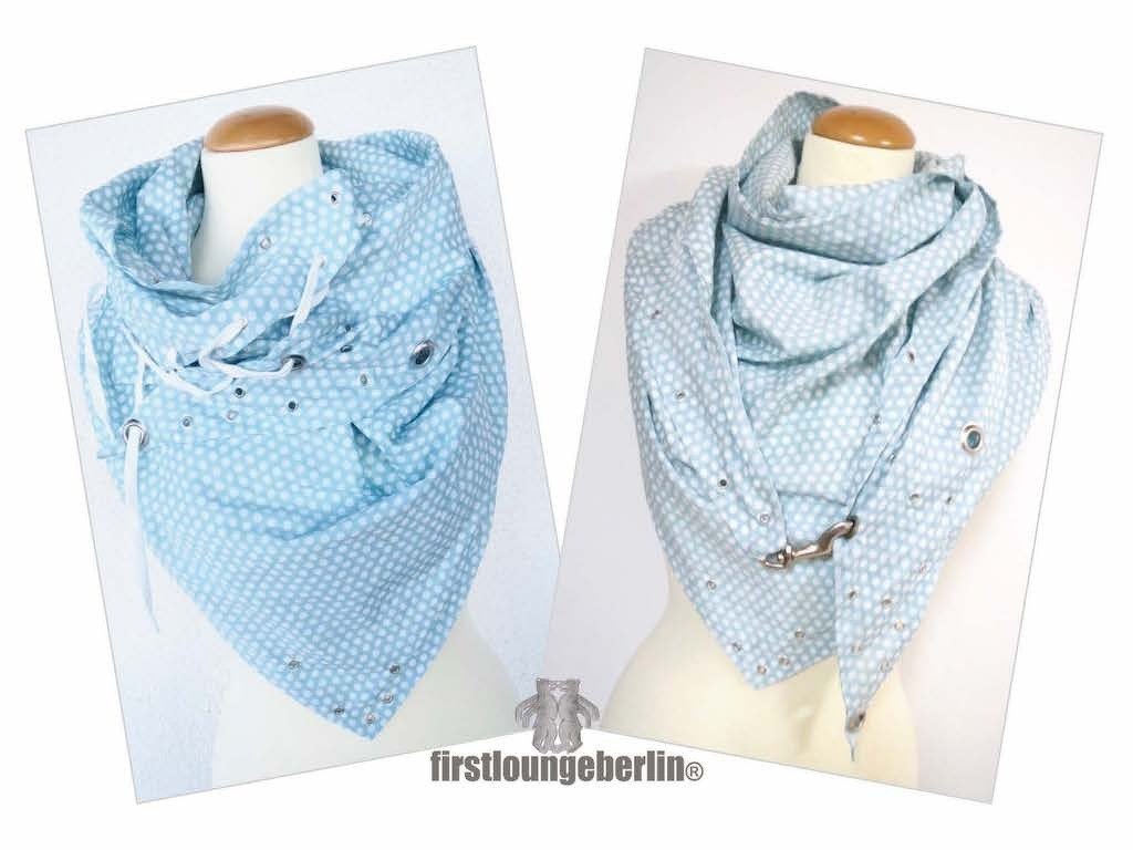 ÖSEN* Schal auch zum Wenden - SCHNÜRSCHAL in 5 Größen für die ganze Familie Schnittmuster &amp; Nähanleitung - DIY Design von firstloungeberlin