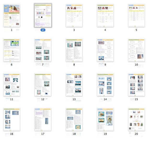 012 Crochet Pattern - Teddy Bear and Pyjama - Amigurumi PDF file by Astashova CP