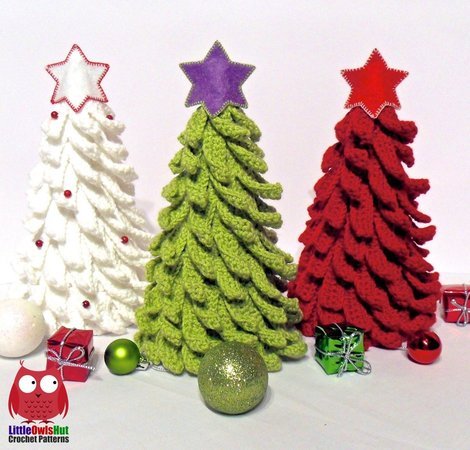 001 Crochet Pattern -  Christmas Tree - Amigurumi PDF file by Sharapova CP