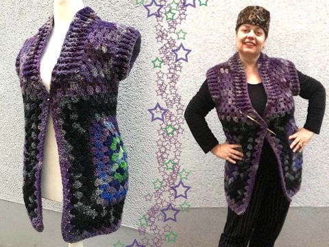 Warme Weste "NIE MEHR KALT"