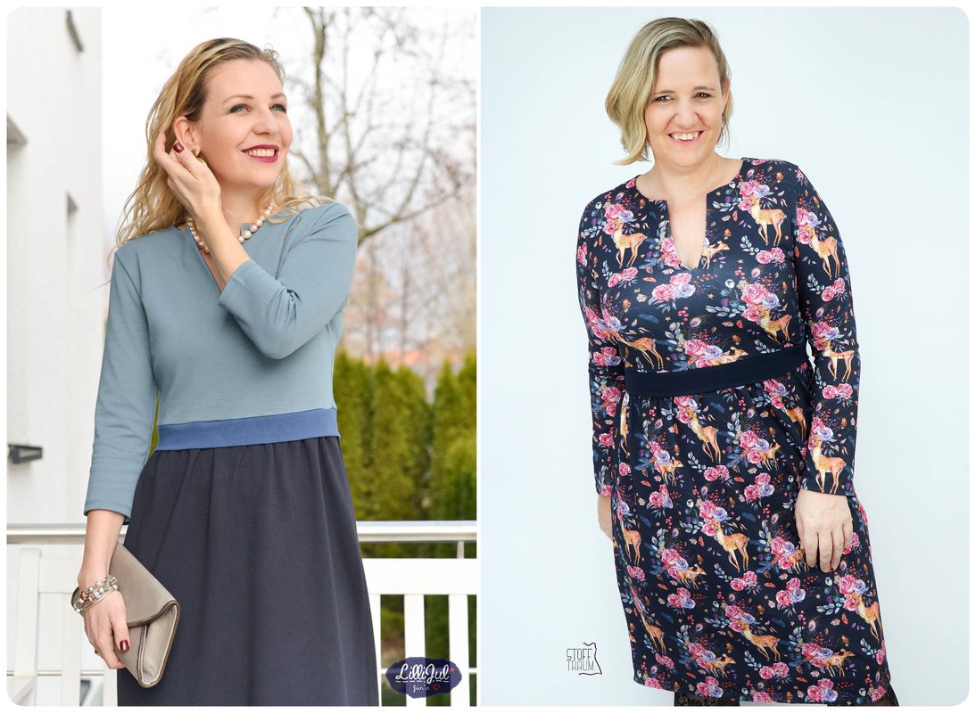 Elisabeth - Damenkleid Gr. 32-50 Schnittmuster und Anleitung Konfetti Patterns - Bild 3