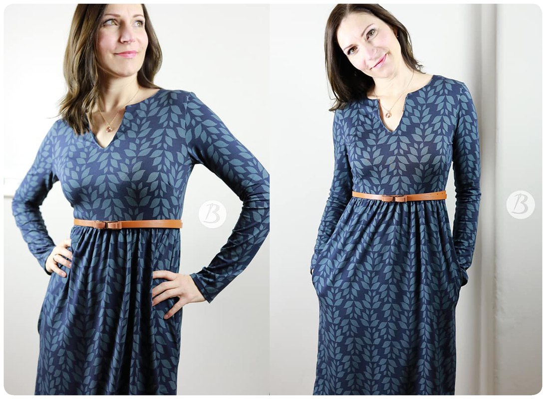 Elisabeth - Damenkleid Gr. 32-50 Schnittmuster und Anleitung Konfetti Patterns