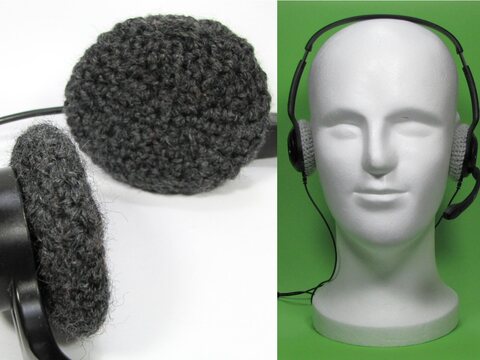 Ohrpolster für Kopfhörer - Häkelanleitung 2 Varianten