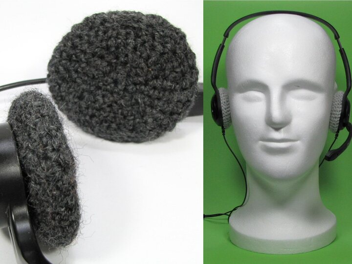 Ohrpolster für Kopfhörer - Häkelanleitung 2 Varianten
