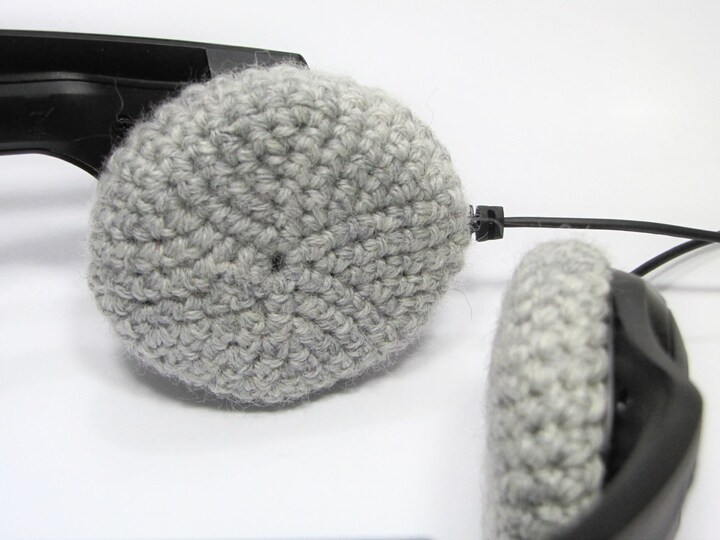 Ohrpolster für Kopfhörer - Häkelanleitung 2 Varianten
