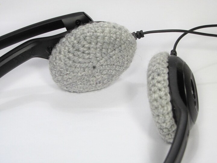 Ohrpolster für Kopfhörer - Häkelanleitung 2 Varianten