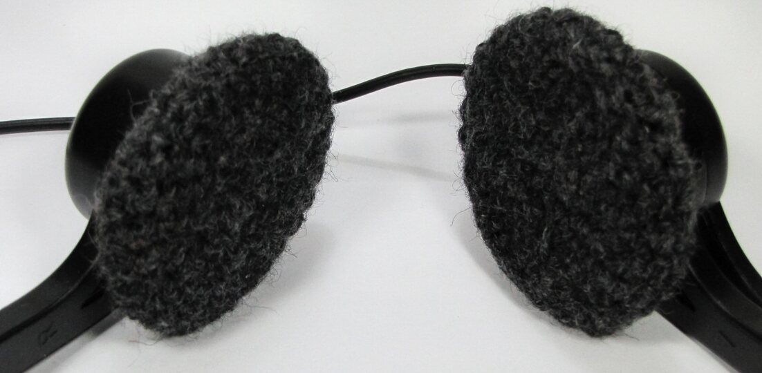 Ohrpolster für Kopfhörer - Häkelanleitung 2 Varianten