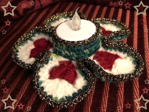 Teelichthalter "Heart of Gold"