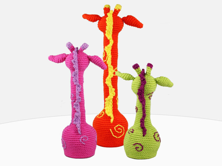 3 Giraffen - Häkelanleitung