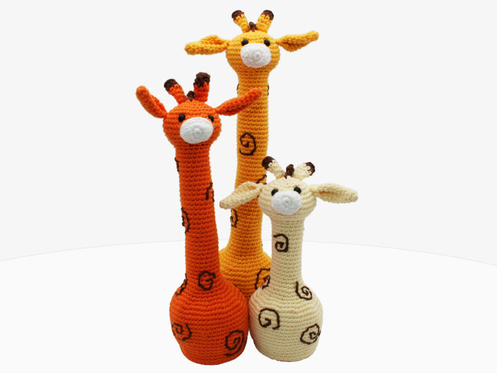 3 Giraffen - Häkelanleitung