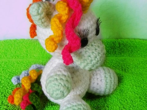 Häkelanleitung Einhorn Flipp deutsch