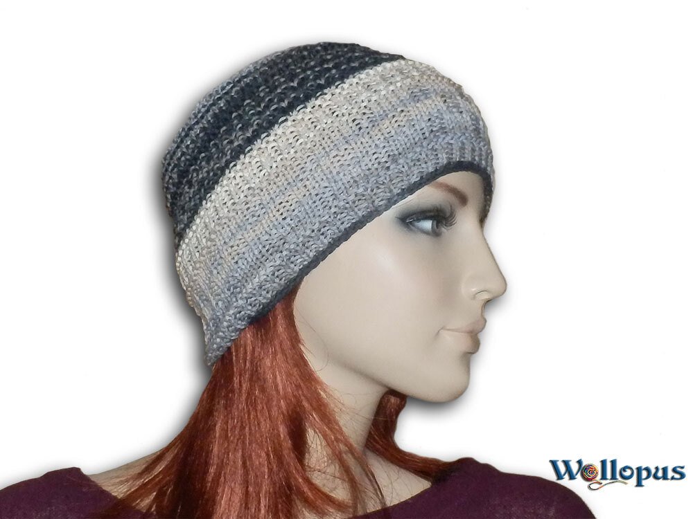 Mütze im Mustermix stricken