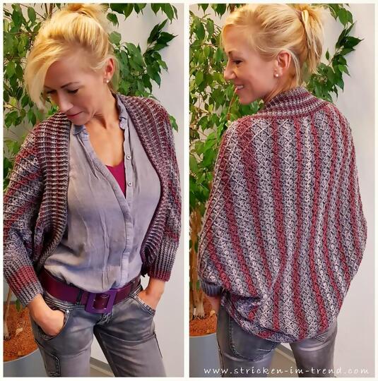 Crochet Pattern Vest / Cocoon Cardigan in All Sizes | Shrug #5 Ulli's