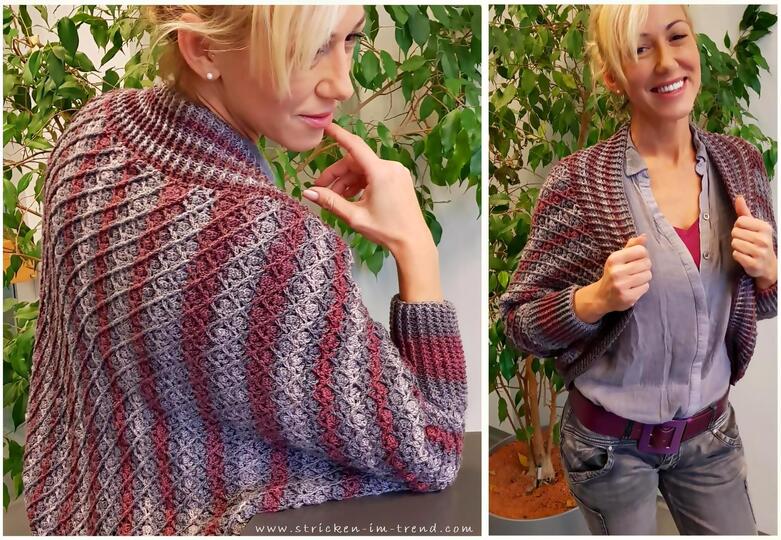 Crochet Pattern Vest / Cocoon Cardigan in All Sizes | Shrug #5 Ulli's