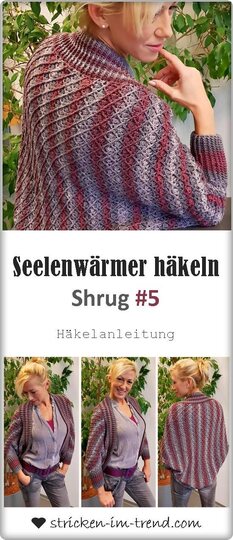 Crochet Pattern Vest / Cocoon Cardigan in All Sizes | Shrug #5 Ulli's