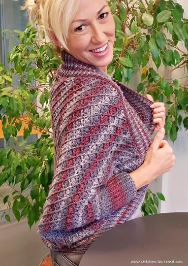 Crochet Pattern Vest / Cocoon Cardigan in All Sizes | Shrug #5 Ulli's