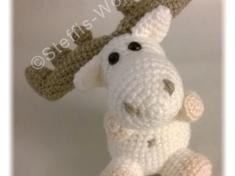 Häkelanleitung "Kleiner Elch Emil"