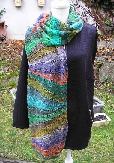 Strickanleitung Schal "Ziehharmonika"