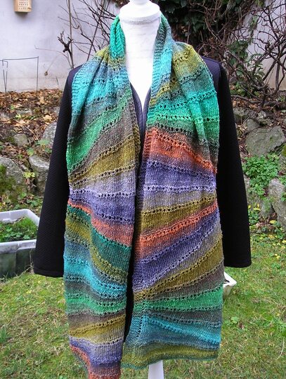 Strickanleitung Schal "Ziehharmonika"