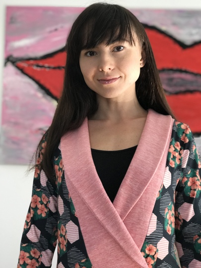 Ebook Schnittmuster Nähanleitung Schalkragenshirt Jacke Lady Anna