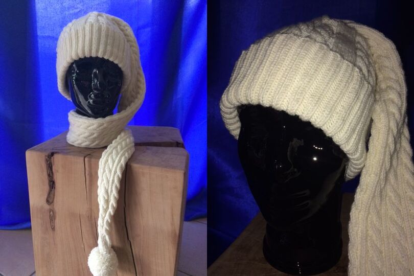 Rapunzel Mütze - Mütze und Schal in Einem!