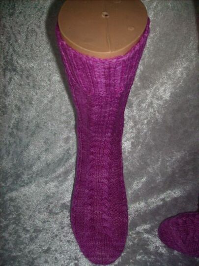 Sockenmuster Weizen und Regen Größe 37 bis 46