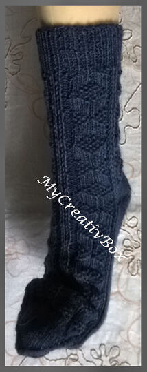 Sockenmuster "Rauten" - PDF - Gr.: 32-47