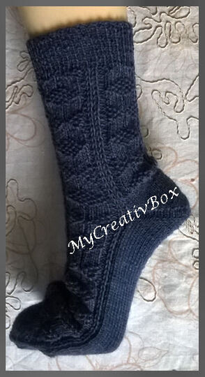 Sockenmuster "Rauten" - PDF - Gr.: 32-47