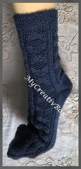 Sockenmuster "Rauten" - PDF - Gr.: 32-47