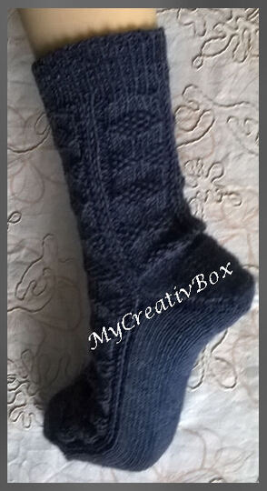 Sockenmuster "Rauten" - PDF - Gr.: 32-47