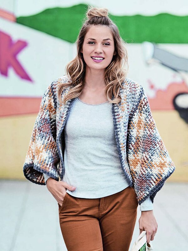 ÄRMEL-CAPE TARTAN - Bild 2