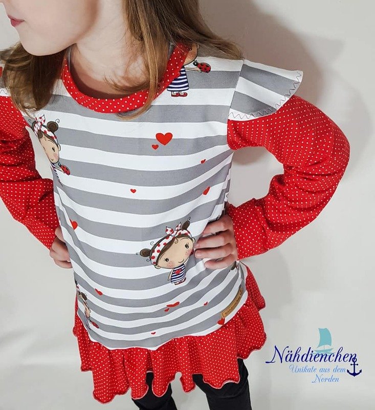 Shirt Lilli for teens Gr. 146 - 176 Rüschenshirt - Bild 12