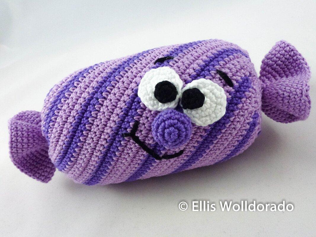 Dickes Bonbon ohne Kalorien, Amigurumi, Häkelanleitung - Bild 3