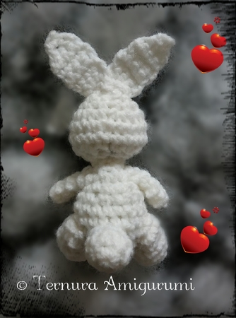 Rabbit, bunny crochet pattern PDF english- deutsch- dutch. Ternura Amigurumi
